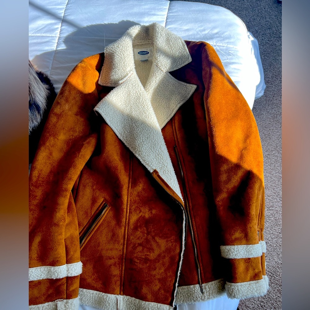 Old navy faux suede jacket